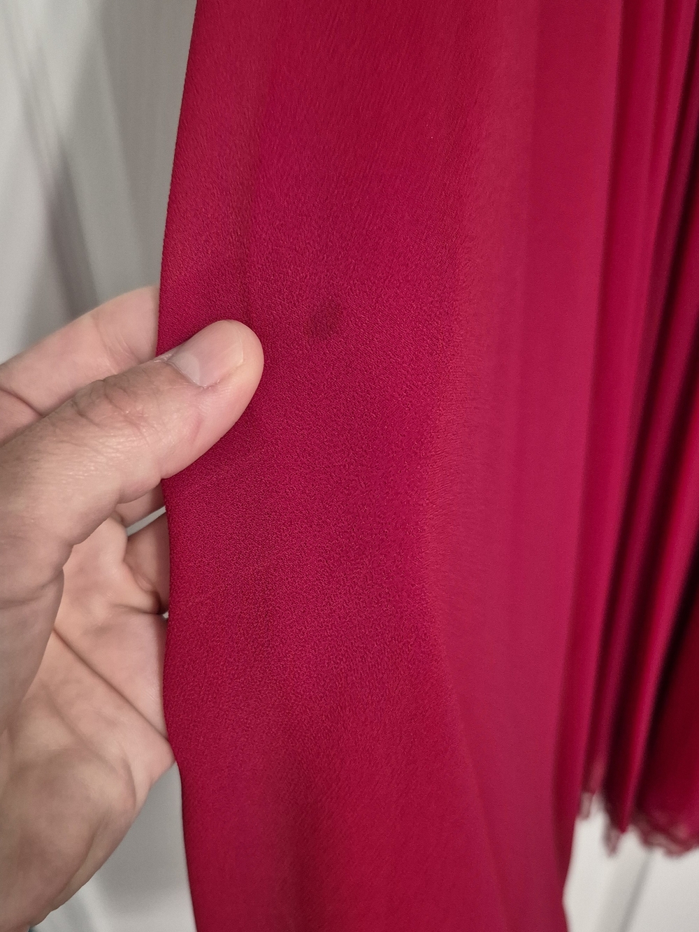 Elegant Silky Red Dress - Picture 9 of 13